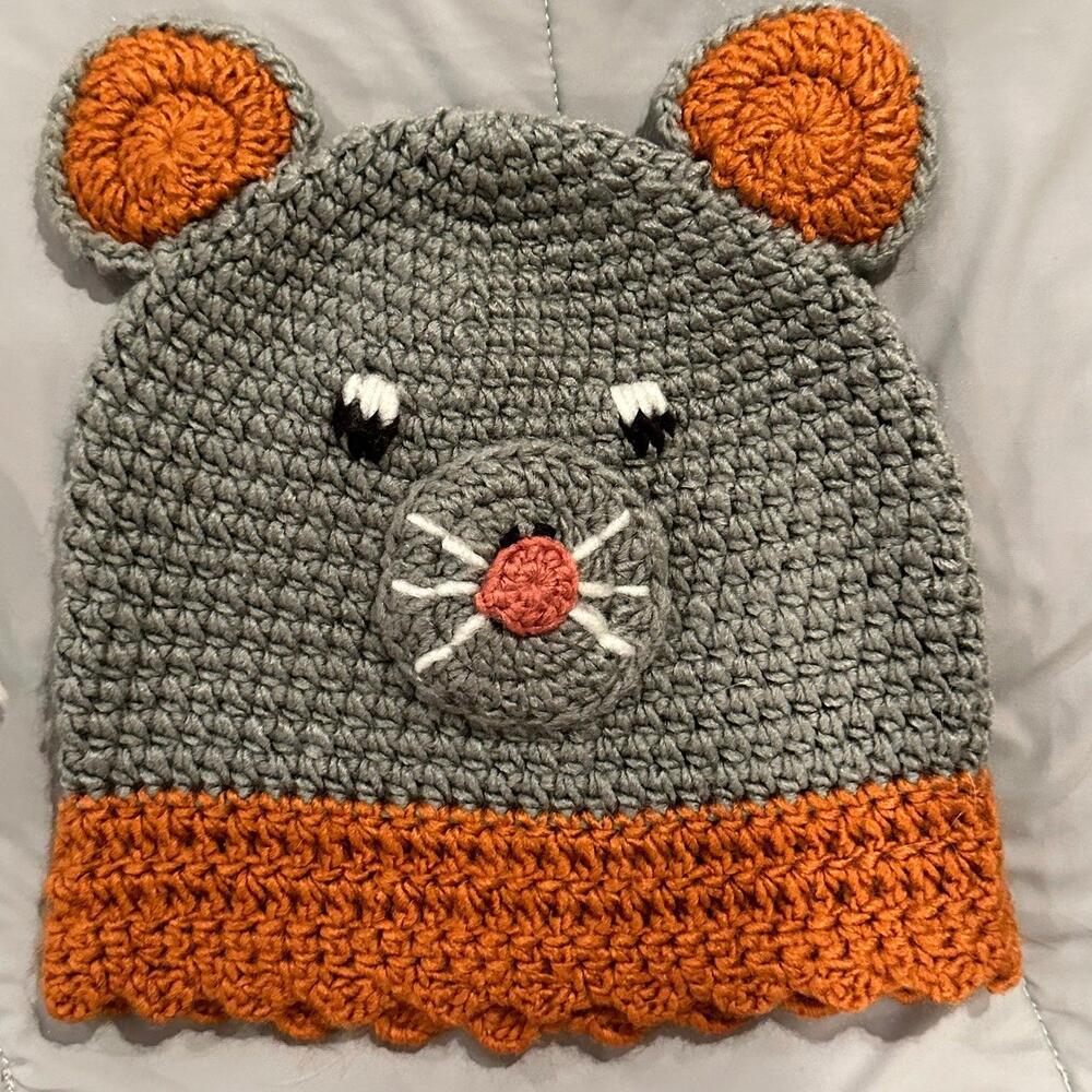 Lot of Two (2) Adorable Critter/Animal Winter Hats